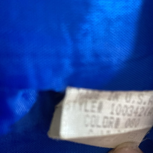 Hugo Buscati Milano Vintage Blazer Blue & Green Wool Gaberdine Made in U.S.A. - Picture 8 of 9